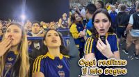 Italianas en la cancha de Boca