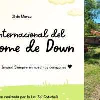 21 de Marzo: Dia Mundial del Síndrome de Down