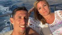 Ángel Di María y Jorgelina Cardoso