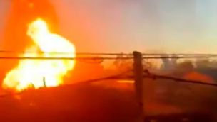 Incendio en un depósito de garrafas en Mariano Acosta 25032026