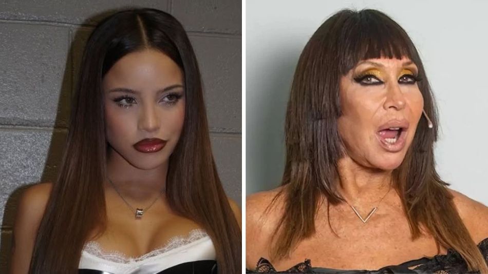 Emilia Mernes y Moria Casán