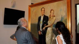 El Gobierno retiró un cuadro de Perón y Evita de Casa Rosada y podría reemplazarlo por una imagen de Messi o Belgrano