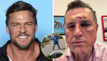 Alan Ritchson y Ronnie Taylor