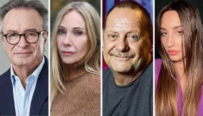 Oscar Martínez, Inés Estévez, Luis Luque y Yoyi Francella 