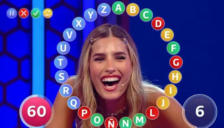 El insólito blooper de Julieta Poggio en Pasapalabra que desató la risa de todos y explotó en las redes