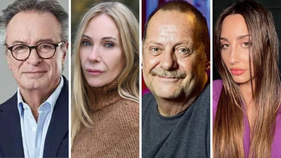 Oscar Martínez, Inés Estévez, Luis Luque y Yoyi Francella 