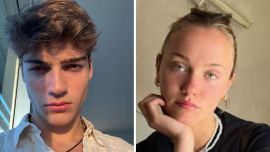 Las fotos de Sofía Solá y Luca Bertoldi, los hijos de Maru Botana y Zulemita Menem, en un exclusivo evento de moda