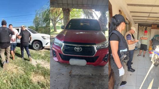 Desbaratan banda de entraderas millonarias: tres detenidos tras múltiples allanamientos