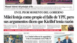 La tapa del Diario PERFIL del sábado 28 de marzo de 2026