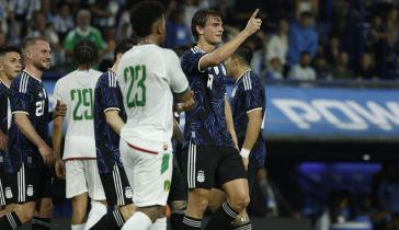 El gol de Nico Paz en la Selección Argentina ante Mauritania
