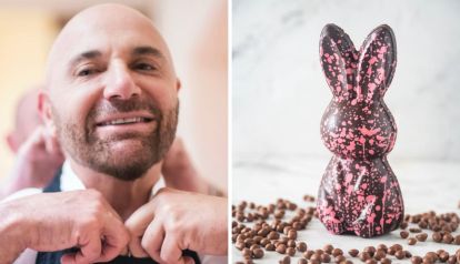 Germán Martitegui lanzó sus nuevos conejos de chocolate
