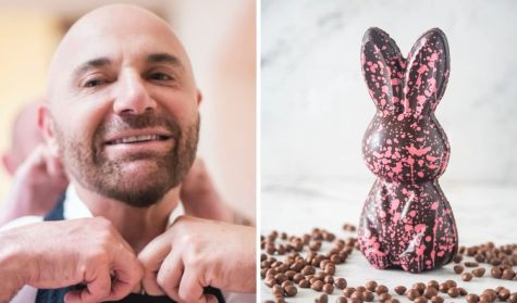 Germán Martitegui lanzó sus nuevos conejos de chocolate