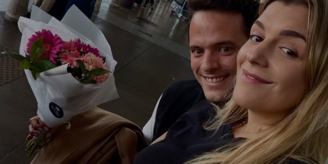 Sofía Aldrey junto a su pareja, Ignacio Vivas