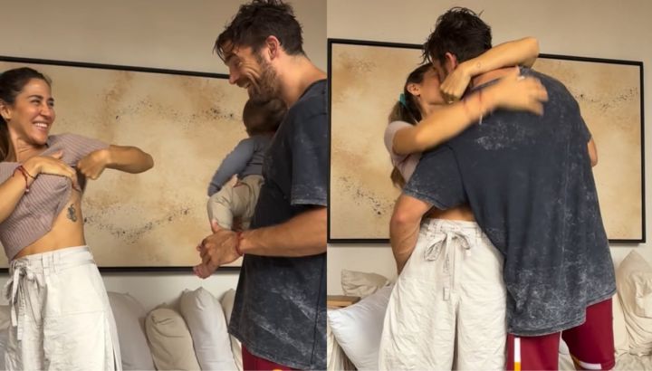 Jimena Barón sorprendió a Matías Palleiro con un especial tatuaje: "Estamos todos"