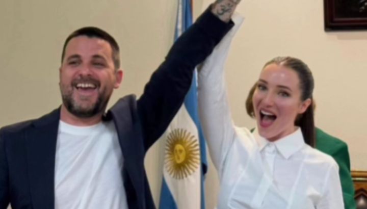 Rocío Hazán, la hija de Lucía Galán, se casó y celebró con un imponente festejo