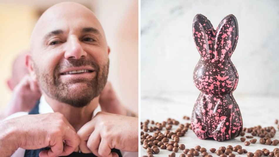 Germán Martitegui lanzó sus nuevos conejos de chocolate