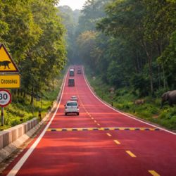 La primera carretera roja en defensa de la fauna ya es realidad.