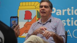 Capitanich durante la entrevista con Perfil