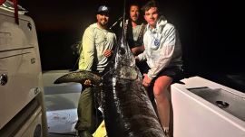 Un pez espada de más de 220 kilos fue capturado en los Cayos de Florida.