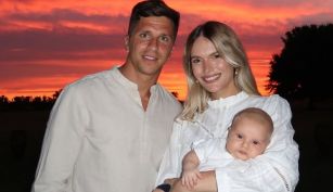 Faustino, Eva Bargiela y Gianluca Simeone