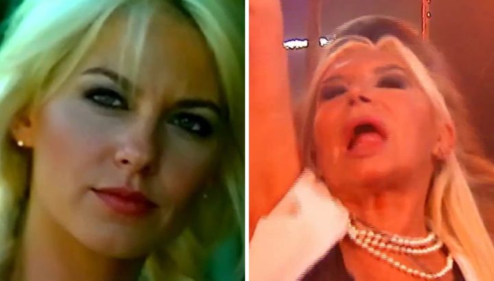 Yanina Zilli explotó de alegría al recordar en Gran Hermano su participación en un video del grupo Commanche: "Googlealo"
