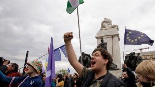 Hungría protestas