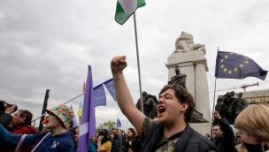Hungría protestas