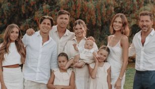 Cholo Simeone y su familia