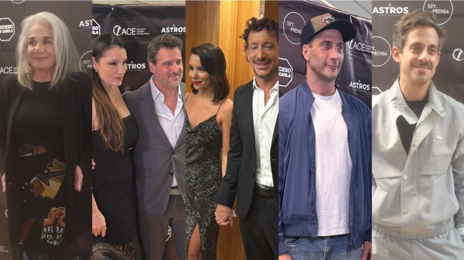 Personalidades del espectáculo en los Premios ACE