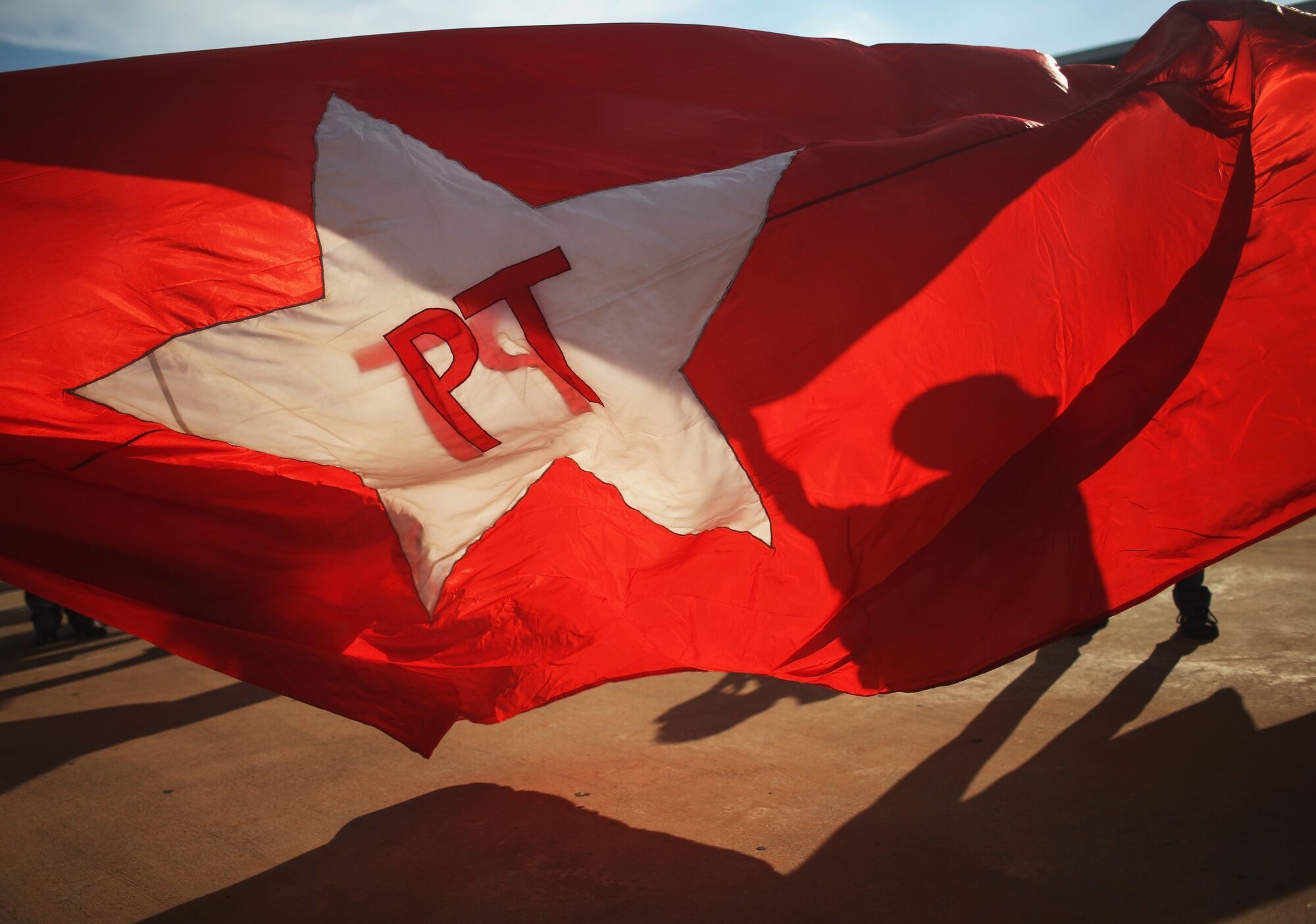 Brazilians Show Their Support For Current President Dilma And Former President Lula