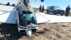 avioneta aterrizó de emergencia en corrientes
