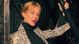 Cómo llevar el chaleco sastrero según Nicole Neumann: las claves de su look en el estreno de Annie