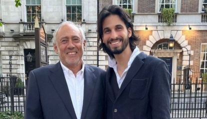 Gustavo Yankelevich y su nieto, Franco Yan