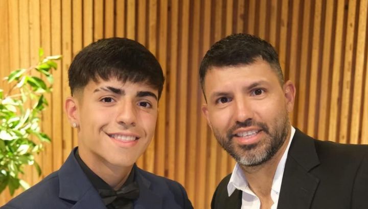 El mensaje de Benjamín Agüero a su papá, el Kun Agüero, después de la operación de urgencia a la que se sometió