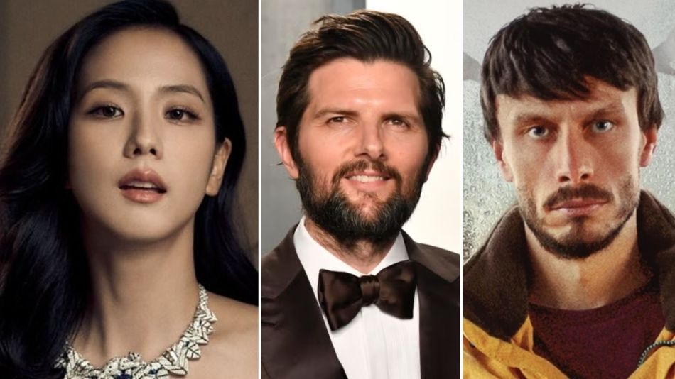 Jisoo, Adam Scott y Richard Gadd