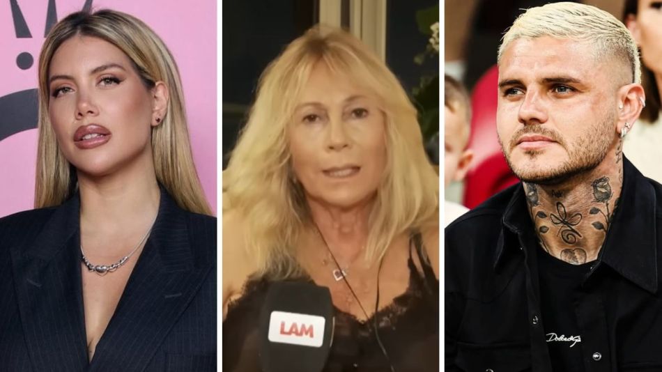 Wanda Nara, Ana Rosenfeld y Mauro Icardi