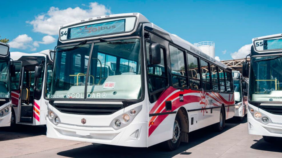 Colectivo nuevo de Sol Bus