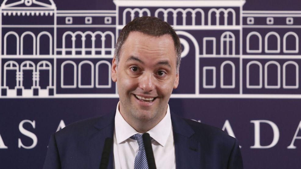 El jefe de Gabinete, Manuel Adorni