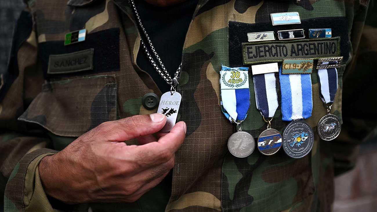 Acto de conmemoración de los 44 años de Malvinas