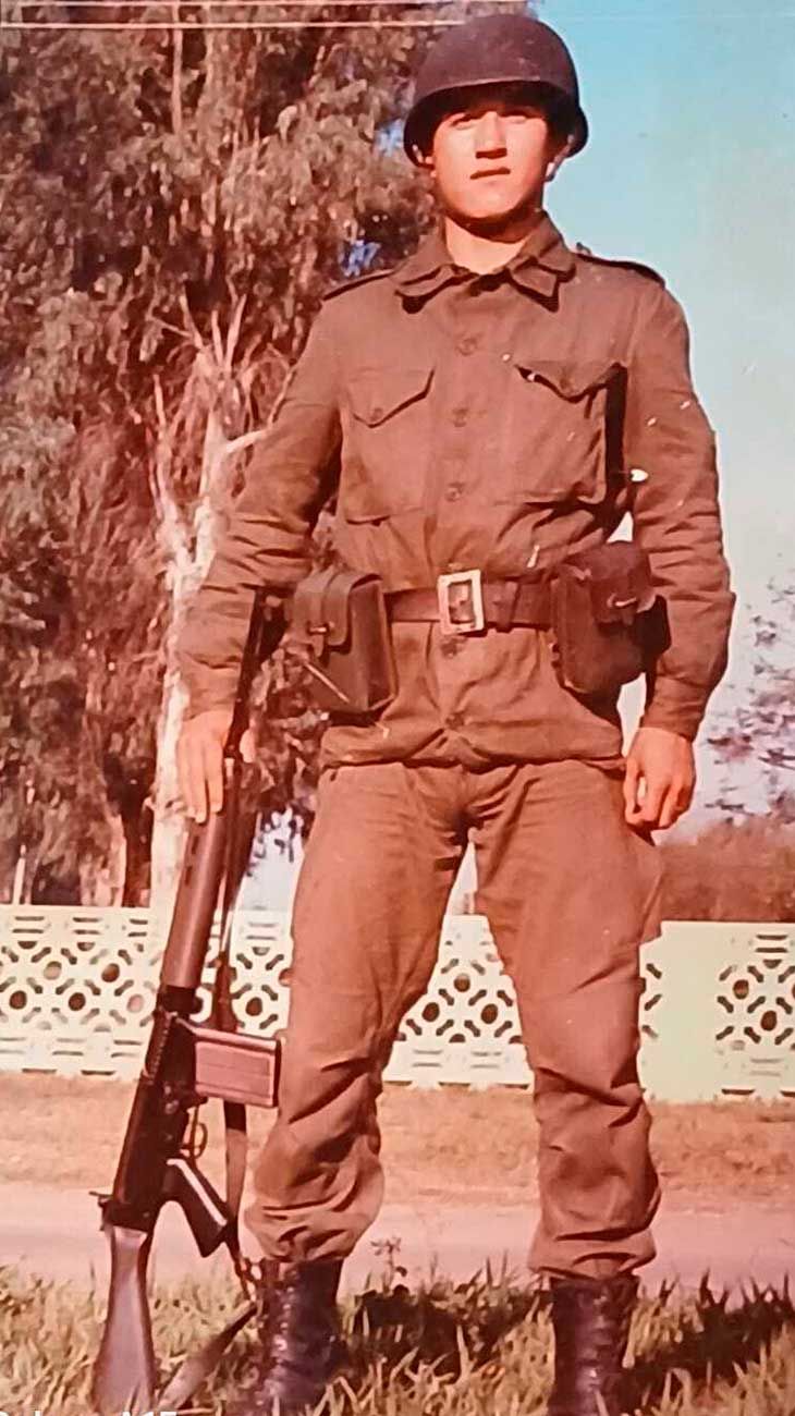 Hugo Bordón veterano de la Guerra de Malvinas 