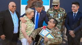 Zdero en el acto oficial. 