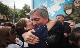 Máximo Kirchner con ex combatientes de Malvinas 20260402