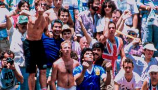 Gol de Maradona a Inglaterra en el Mundial 86'