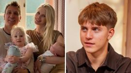 El tierno gesto de Valentino López con su hermana Elle