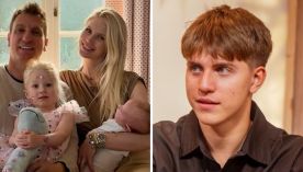 Maxi López, Daniela Christiansson, Elle López, Valentino López