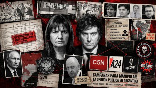 Espías rusos habrían operado para que su publiquen cientos de fake news en contra de Ucrania y Javier Milei en medios argentinos