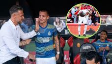 Martín Demichelis y Franco Mastantuono