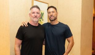 Luis Novaresio y Braulio, su esposo