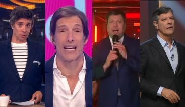 Robertito Funes Ugarte, Iván de Pineda, Guido Kaczka y Mario Pergolini