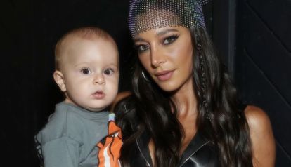 Sol Pérez y su hijo Marco